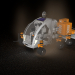 veículo para Marte em Cinema 4d maxwell render imagem