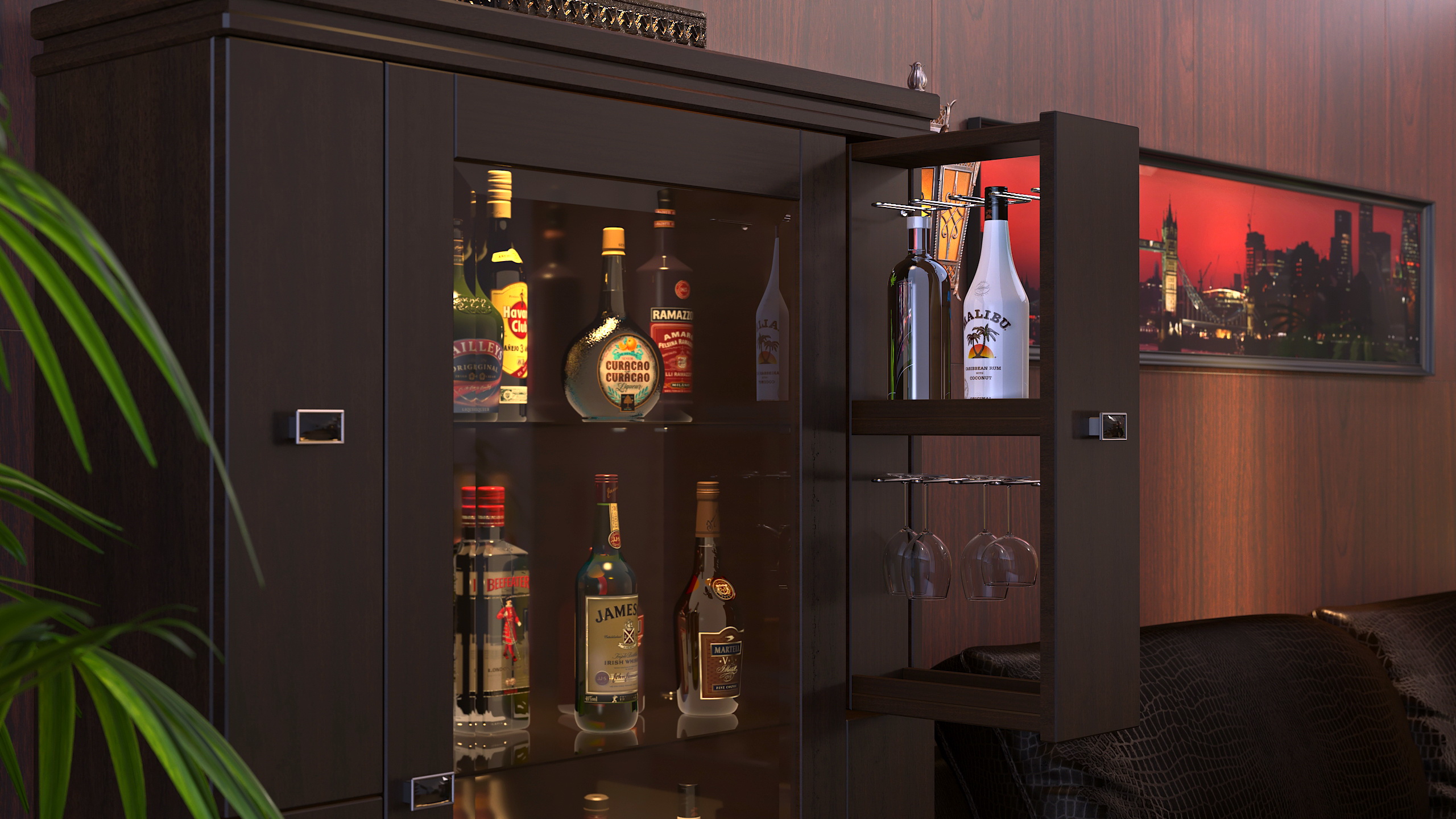 cigar room in SolidWorks vray 3.0 immagine