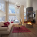 imagen de El Interior de las casas de piso de madera en 3d max vray