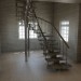 एक देश के घर में सीढ़ियों 3d max mental ray में प्रस्तुत छवि