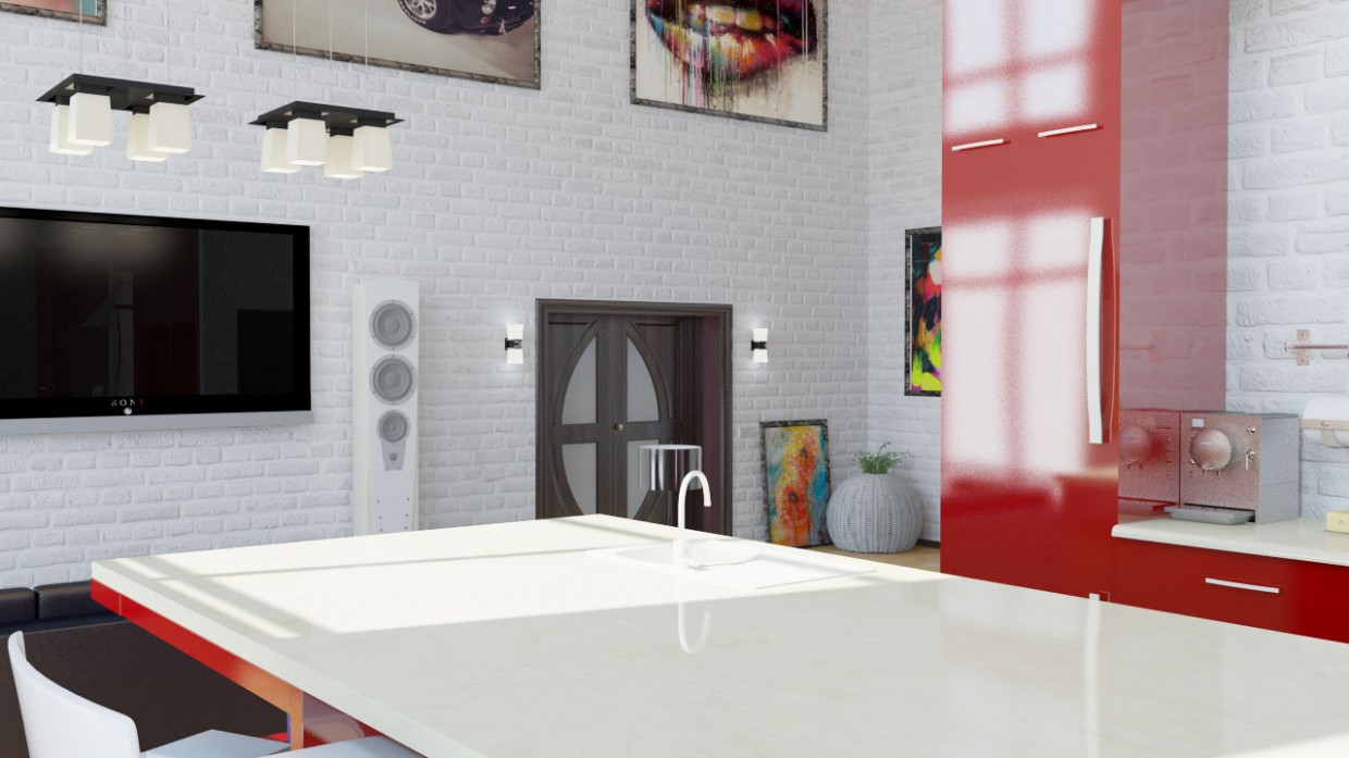 Loft Loft in 3d max vray image