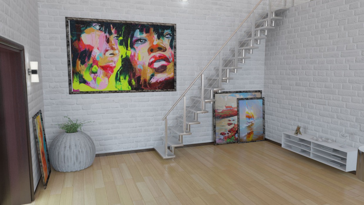 Loft Loft in 3d max vray image