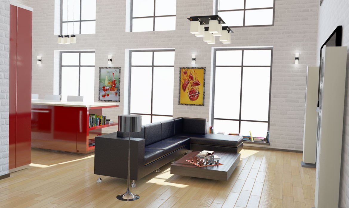 Loft Loft in 3d max vray image