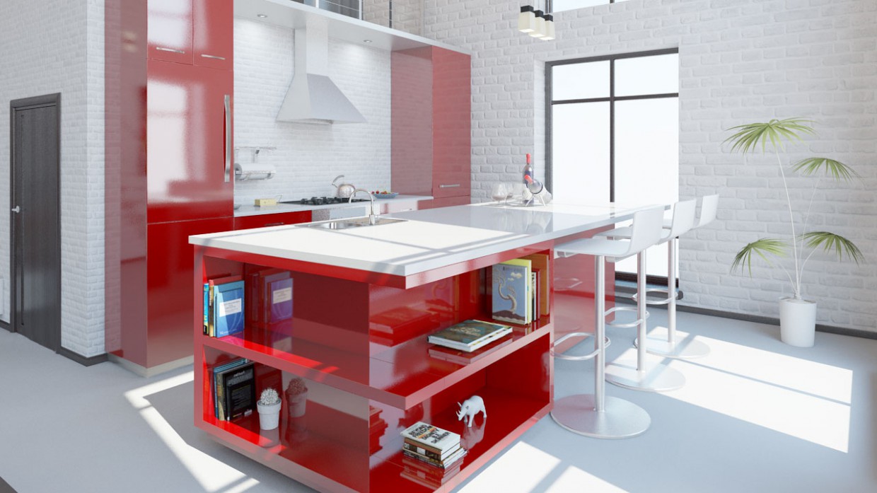 Loft Loft in 3d max vray image