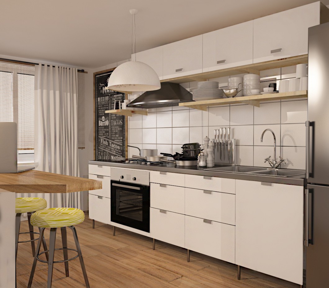 Apartamento de estudio imagen de Apartamento de estudio en 3d max vray 3.0