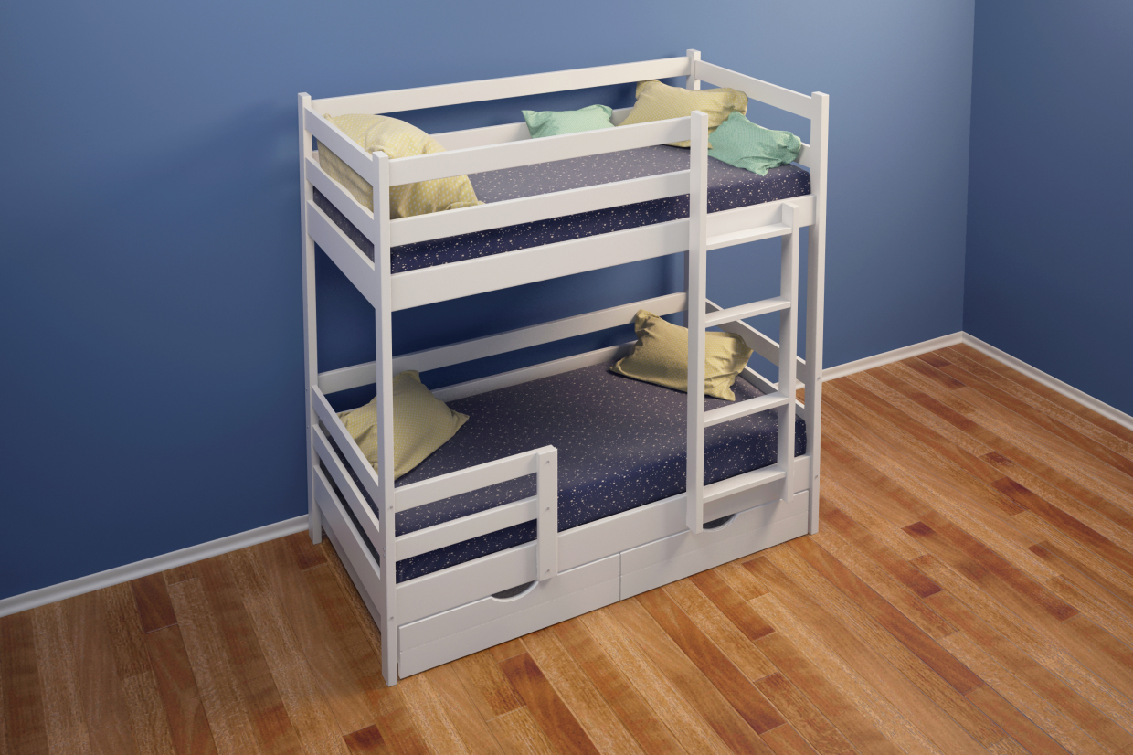 Apresentação de cama de bebé Apresentação de cama de bebé em 3d max vray 2.0 imagem
