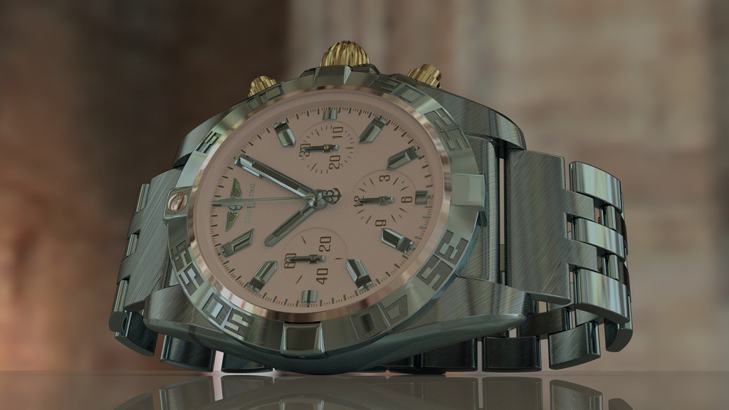 Breitling in 3d max mental ray Bild