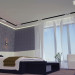 sketches to the bedroom in 3d max vray image