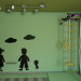 एक बच्चे के कमरे का दृश्य 3d max vray में प्रस्तुत छवि