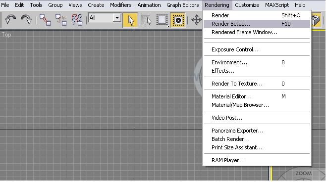 Освещение интерьера с помощью V-RAY SUN