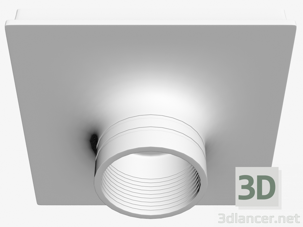 3D modeli Gömme LED armatür alçı (DL241G1) - önizleme