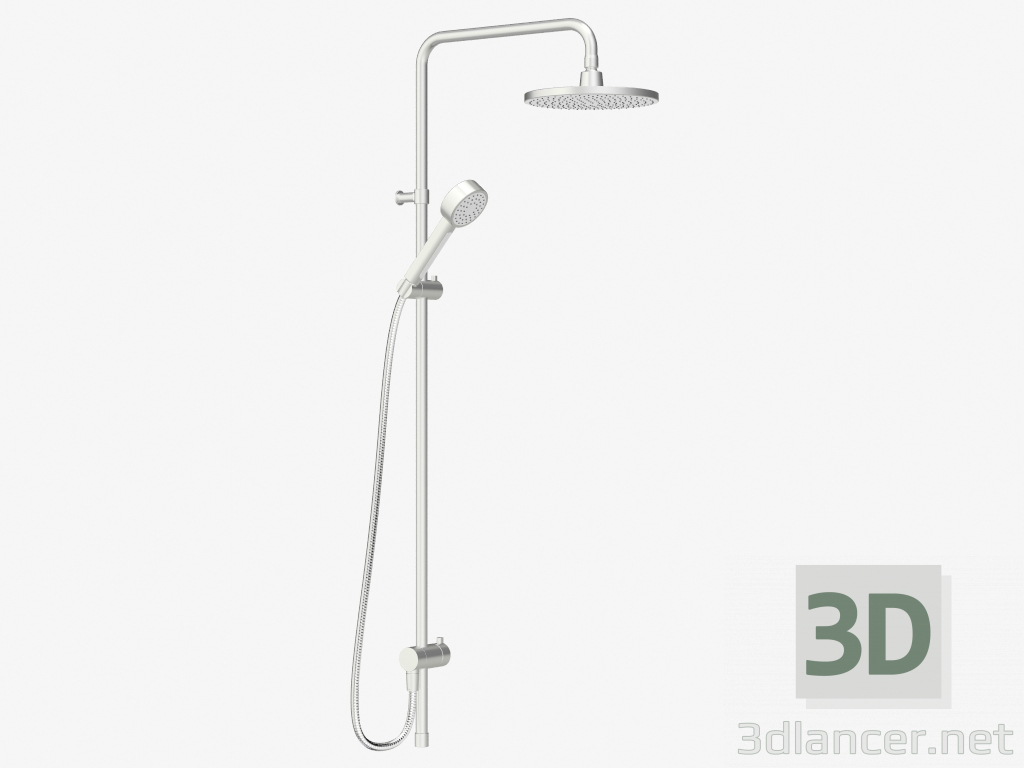 modello 3D Set doccia Rexx Shower System S5 (acciaio) - anteprima