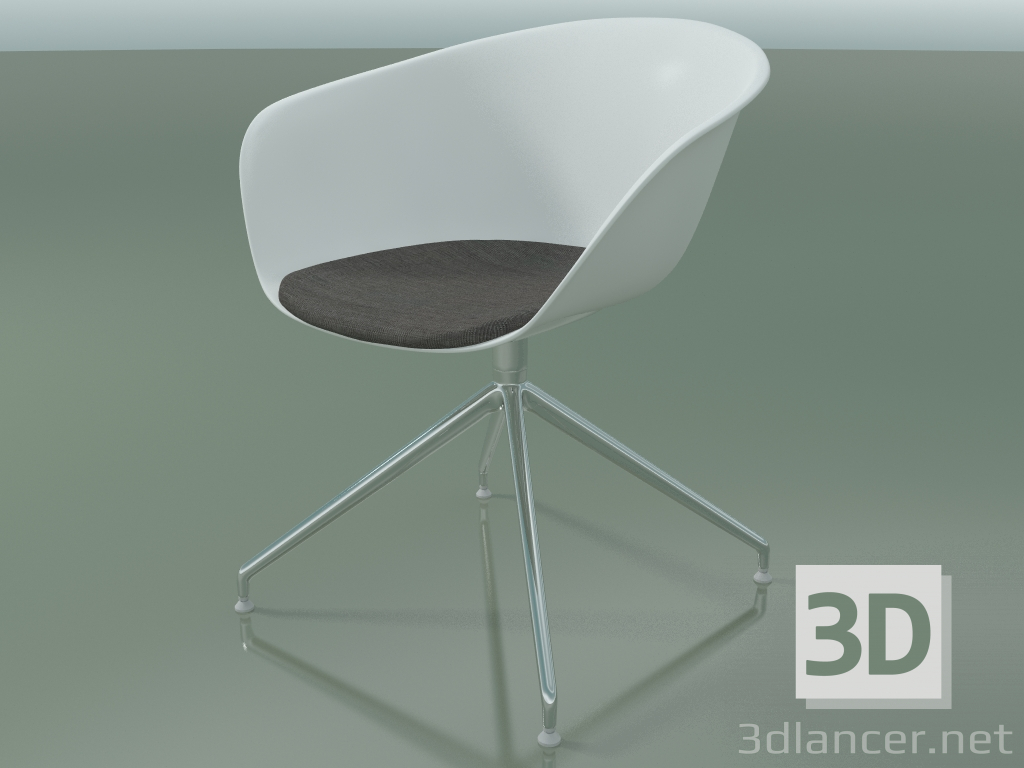 3D modeli Sandalye 4226 (bir köprü üzerinde, döner, koltukta bir yastık ile, PP0001) - önizleme