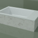 3D modeli Tezgah üstü lavabo (01R131102, Carrara M01, L 60, P 36, H 16 cm) - önizleme