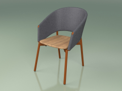 Chaise confort 022 (Metal Rouille, Gris)