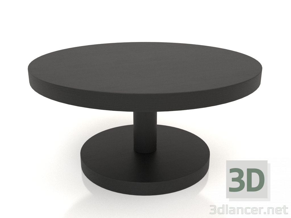 3 डी मॉडल कॉफी टेबल जेटी 022 (डी = 800x400, लकड़ी का काला) - पूर्वावलोकन