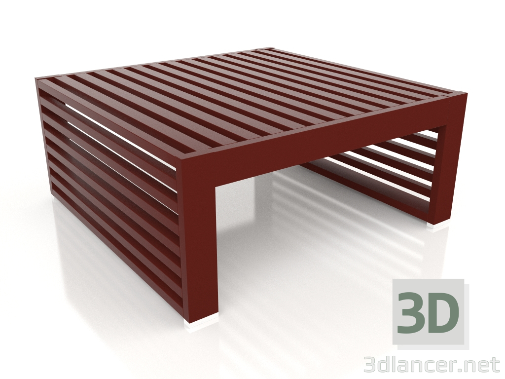 3d модель Приставний стіл (Wine red) – превью