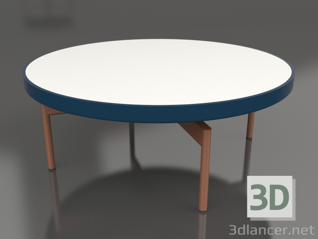 3d модель Стол журнальный круглый Ø90x36 (Grey blue, DEKTON Zenith) – превью