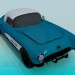 3D Modell Corvette 1957 - Vorschau