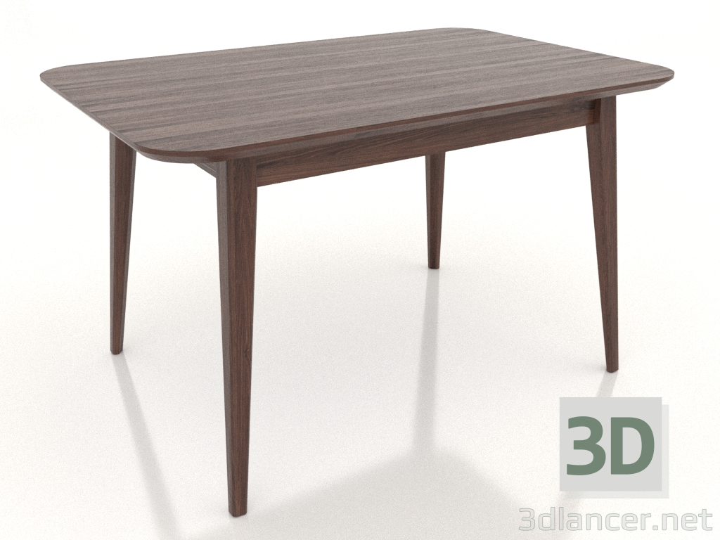 3D Modell Esstisch 1200x800 mm (dunkler Nussbaum) - Vorschau