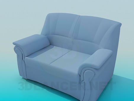 modelo 3D Sofá - escuchar modelo 3D Sofá - escuchar