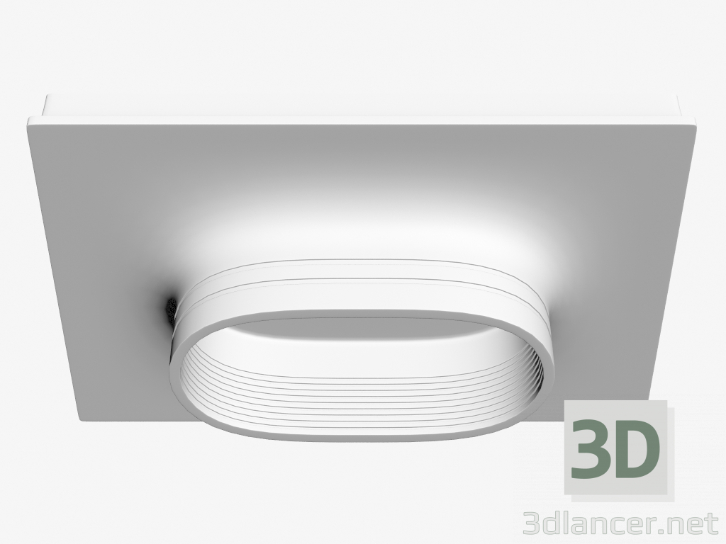 3D Modell LEDJEinbauleuchte Gips (DL241G2) - Vorschau