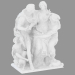 3 डी मॉडल संगमरमर मूर्तिकला एरिया और पैटस - पूर्वावलोकन
