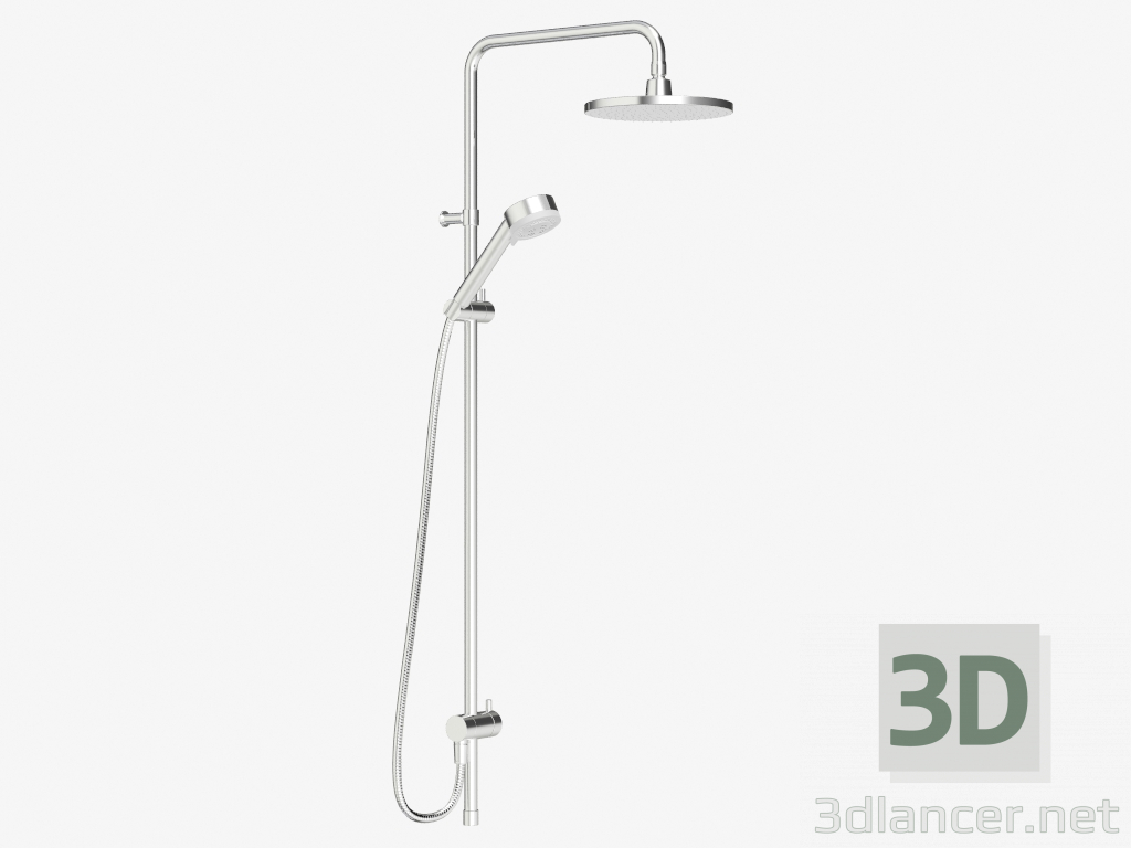 modello 3D Set doccia Izzy Shower System S5 - anteprima