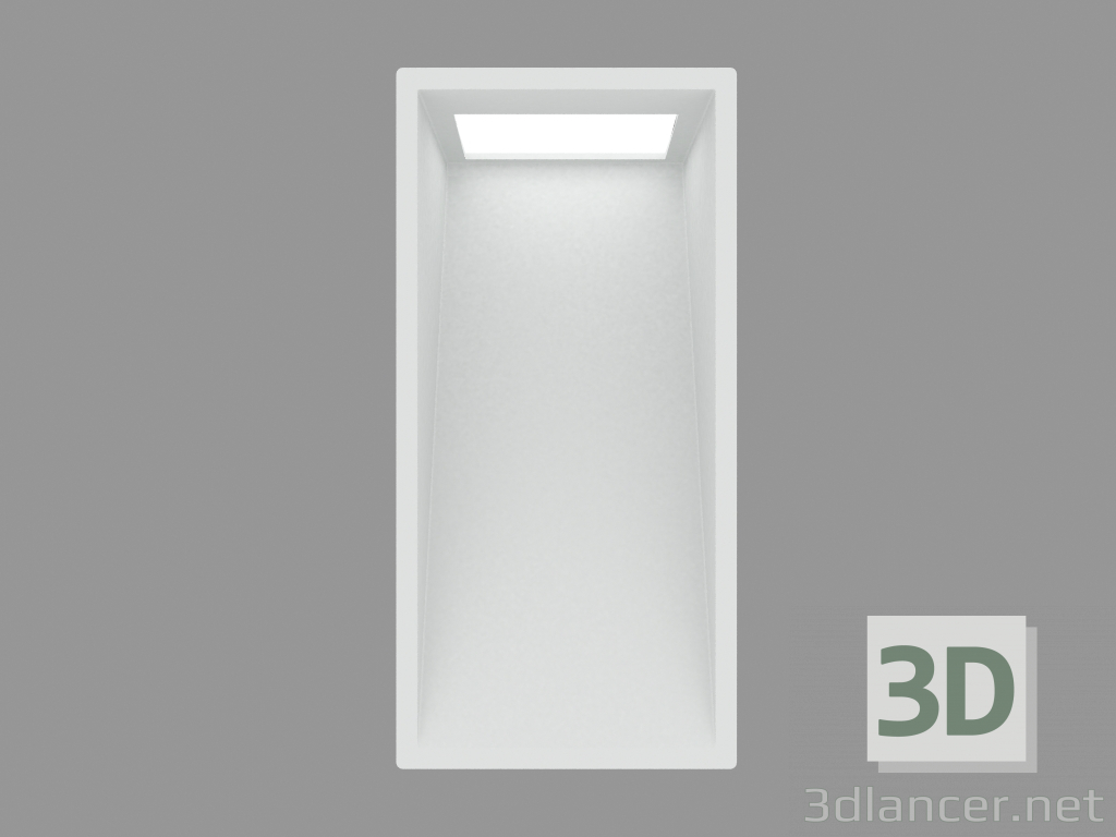3D Modell Die Lampe in der Wand eingebettet MEGABLINKER (S6020) - Vorschau