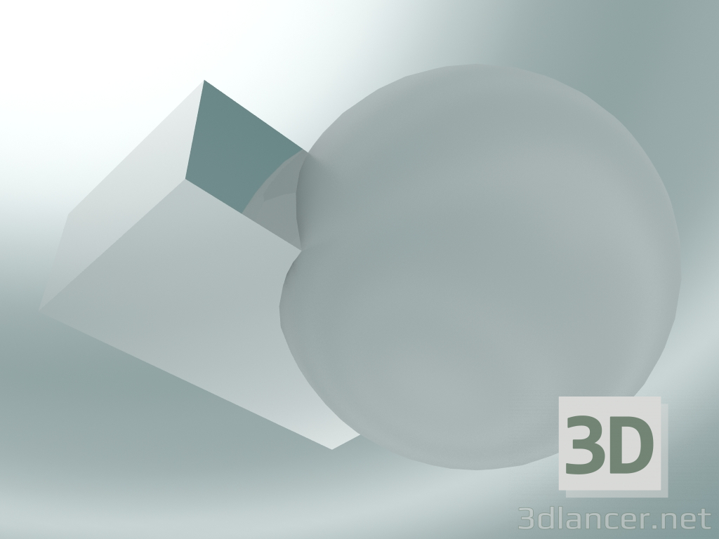 3 डी मॉडल वॉल लैंप जर्नी (SHY2, 26х18cm, H 24cm, दर्पण) - पूर्वावलोकन
