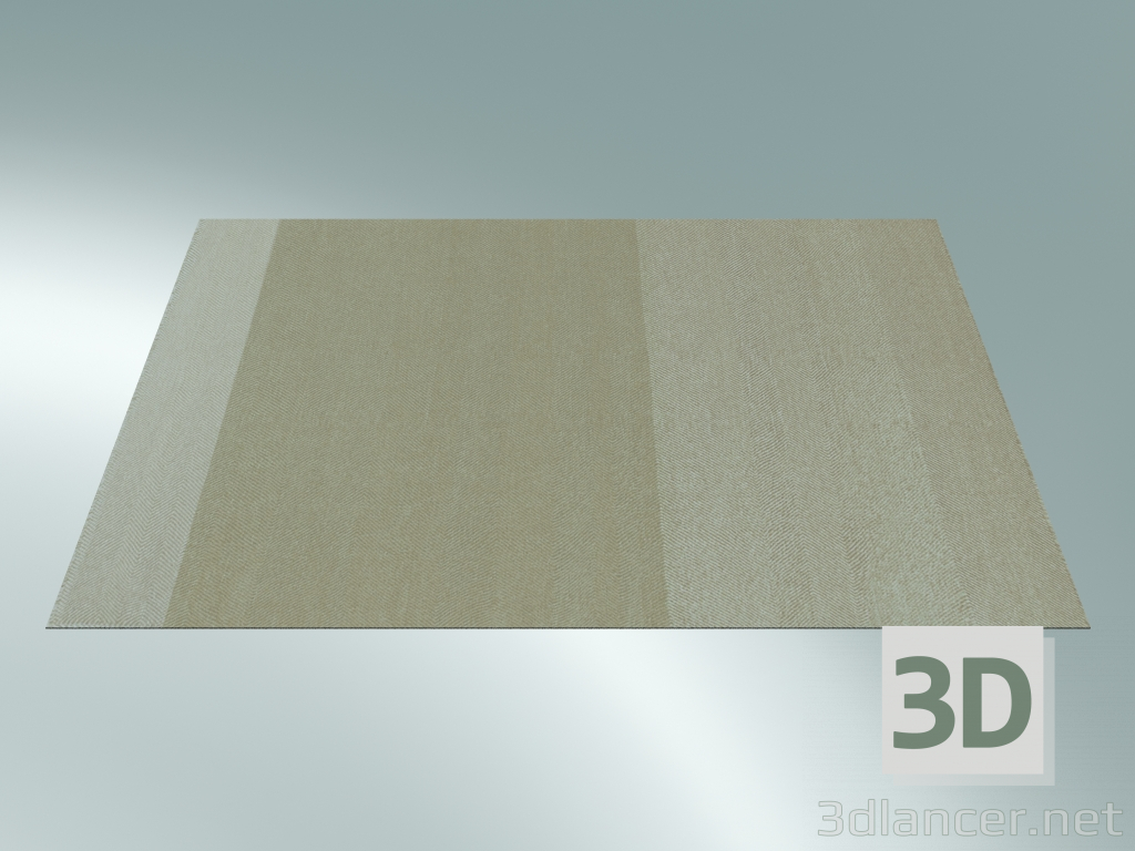 3 डी मॉडल गलीचा वरजो (170x240 सेमी, रेत) - पूर्वावलोकन