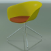 3D modeli Sandalye 4226 (bir köprü üzerinde, döner, koltukta bir yastık ile, PP0002) - önizleme