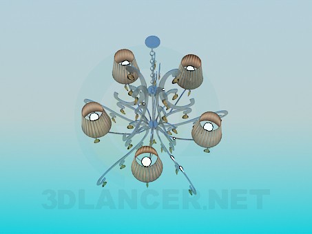 modelo 3D Araña de luces - escuchar modelo 3D Araña de luces - escuchar