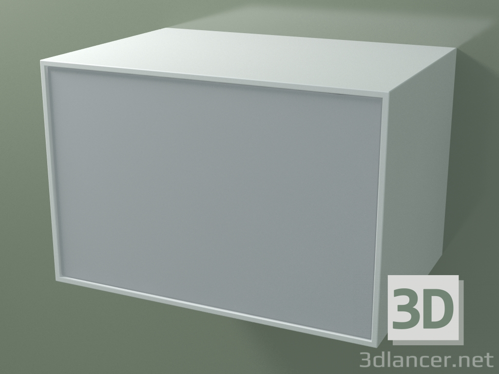 3D Modell Box (8AUCCB03, Gletscherweiß C01, HPL P03, L 72, P 50, H 48 cm) - Vorschau