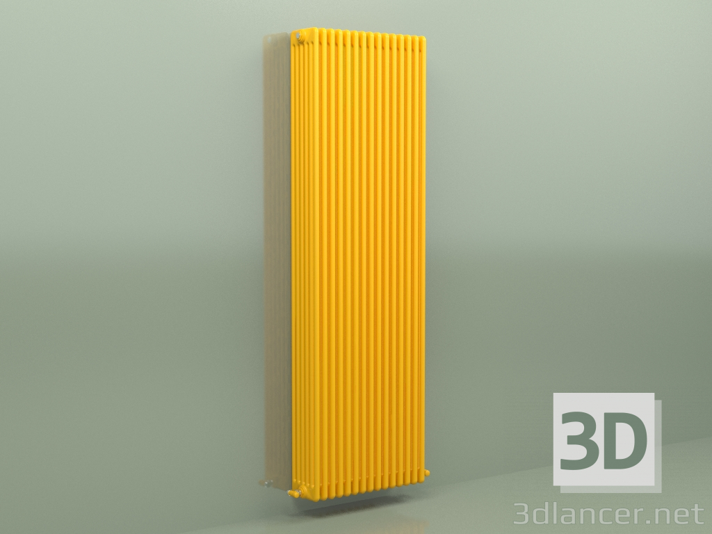 modello 3D Radiatore TESI 6 (H 2200 15EL, giallo melone - RAL 1028) - anteprima
