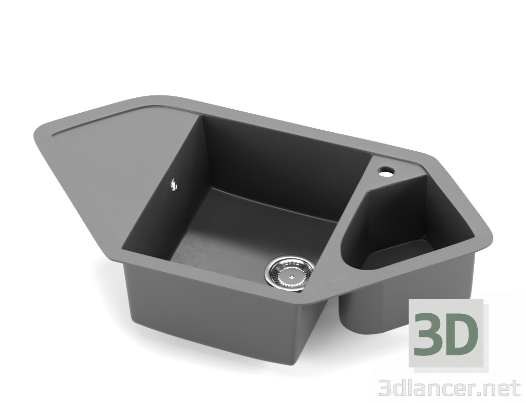 Fregadero de cocina 3D modelo Compro - render