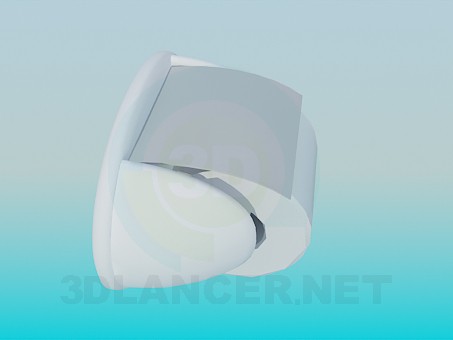 3D Modell Toilettenpapierhalter - Vorschau