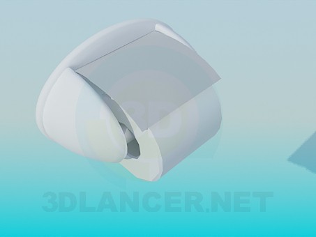 modelo 3D Sostenedor de papel higiénico - escuchar modelo 3D Sostenedor de papel higiénico - escuchar