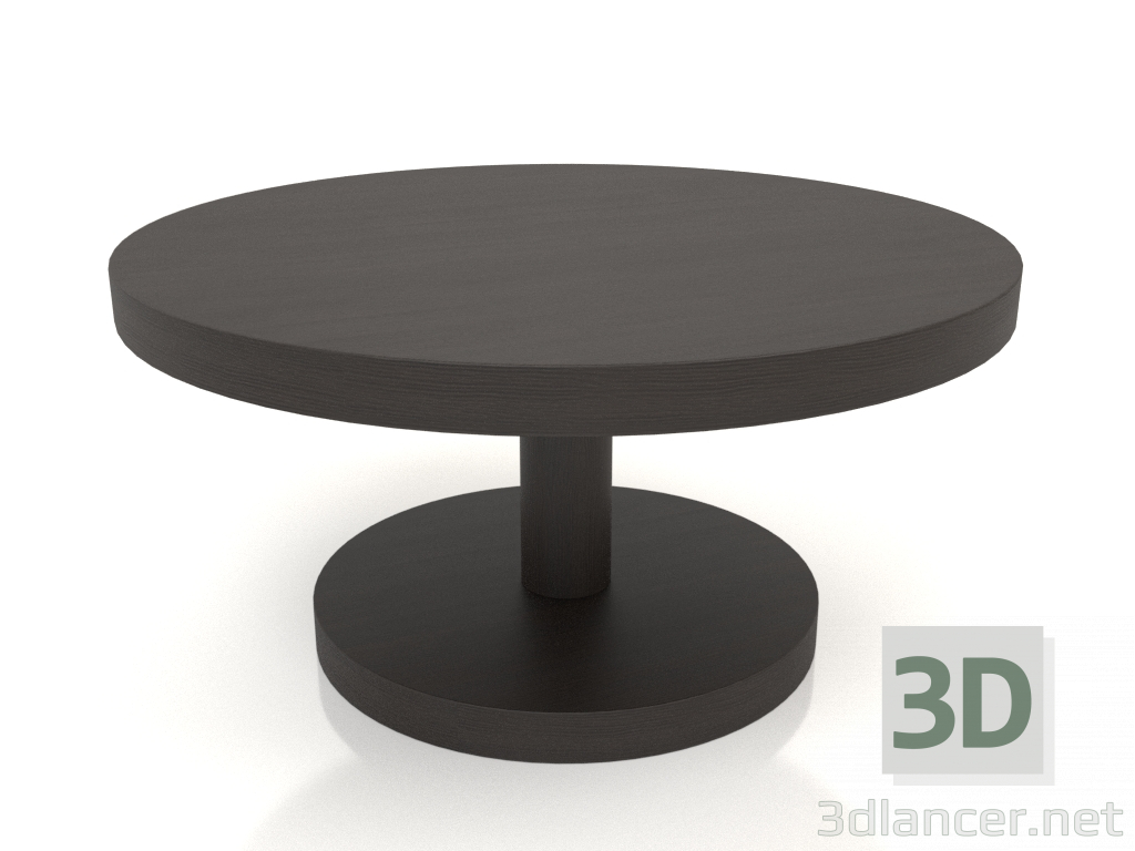 modello 3D Tavolino JT 022 (P=800x400, legno marrone scuro) - anteprima