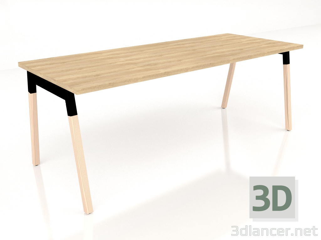 modello 3D Tavolo da lavoro Ogi W BOW06 (2000x800) - anteprima