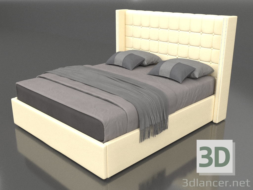 3d модель Ліжко Vivien 180x200 (1) – превью
