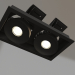 3d model Lámpara CL-SIMPLE-S148x80-2x9W Warm3000 (BK, 45 grados) - vista previa