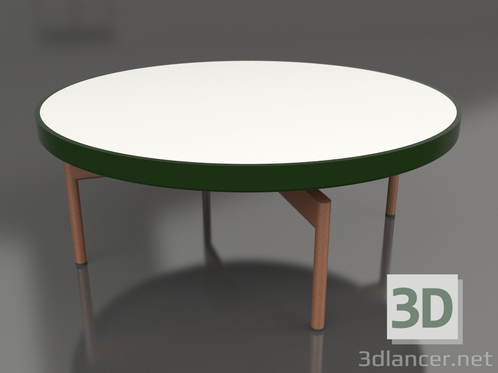 modello 3D Tavolino rotondo Ø90x36 (Verde bottiglia, DEKTON Zenith) - anteprima