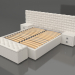 Modelo 3d Cama de casal Malta - preview