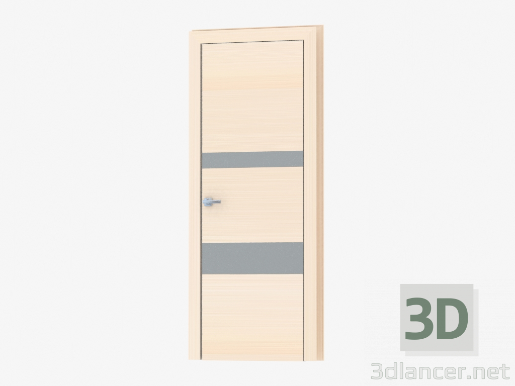 3d модель Дверь межкомнатная (17.31 silver mat) – превью