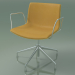 3d model Chair 2046 (5 legs, with armrests, chrome, with front trim, polypropylene PO00415) - preview