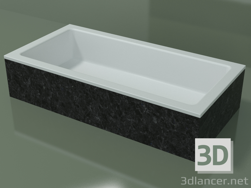 modèle 3D Vasque à poser (01R141101, Nero Assoluto M03, L 72, P 36, H 16 cm) - preview