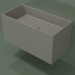 3D modeli Duvara monte lavabo (02UN42101, Clay C37, L 72, P 36, H 36 cm) - önizleme