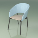 3d модель Комфортное кресло 022 (Metal Smoke, Sky, Polyurethane Resin Mole) – превью