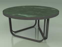 Table basse 009 (Metal Smoke, Glazed Gres Forest)